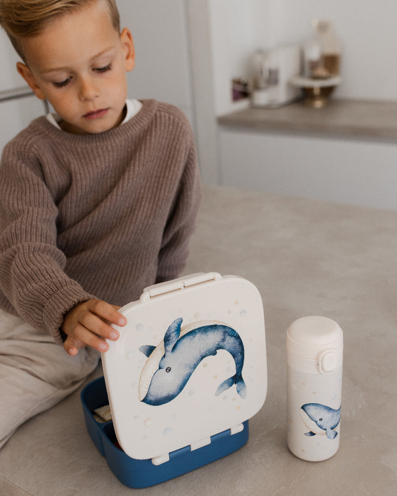 Petit Monkey bento lunchbox Whale