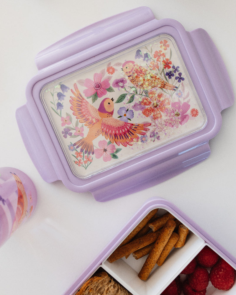 Petit Monkey broodtrommel bento birds of a feather LB55-R