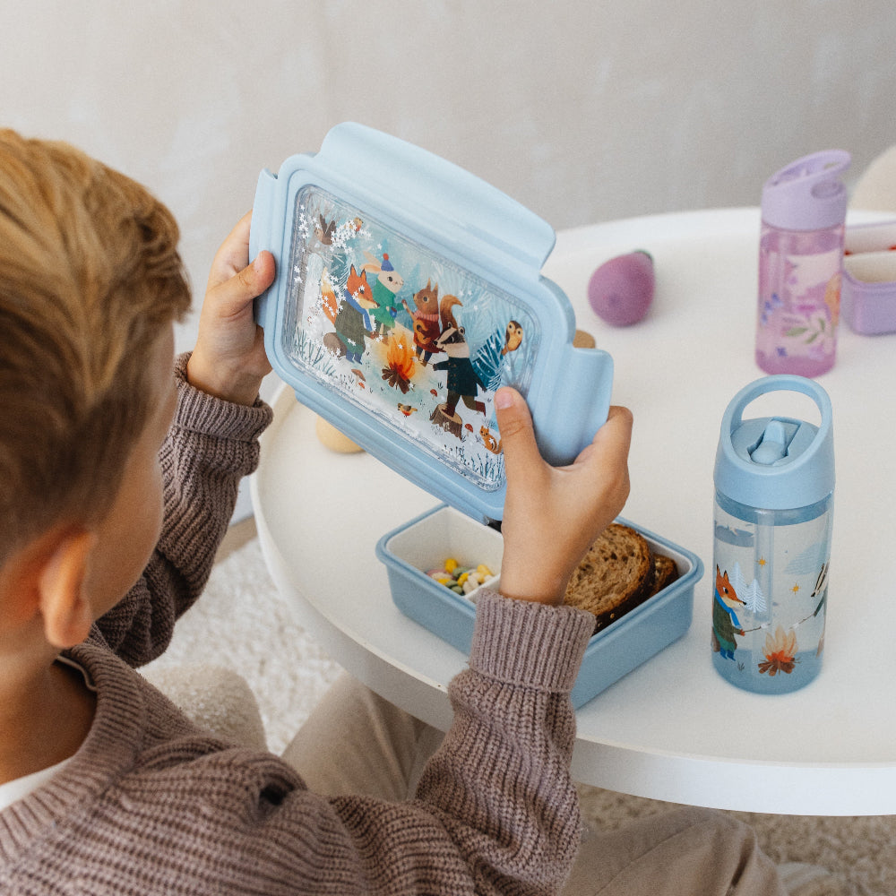 Petit Monkey broodtrommel bento bonfire animals LB52-R