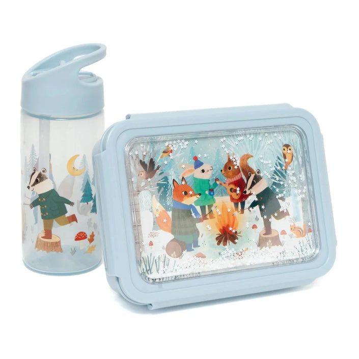 Petit Monkey broodtrommel bento bonfire animalsLB52-Rh