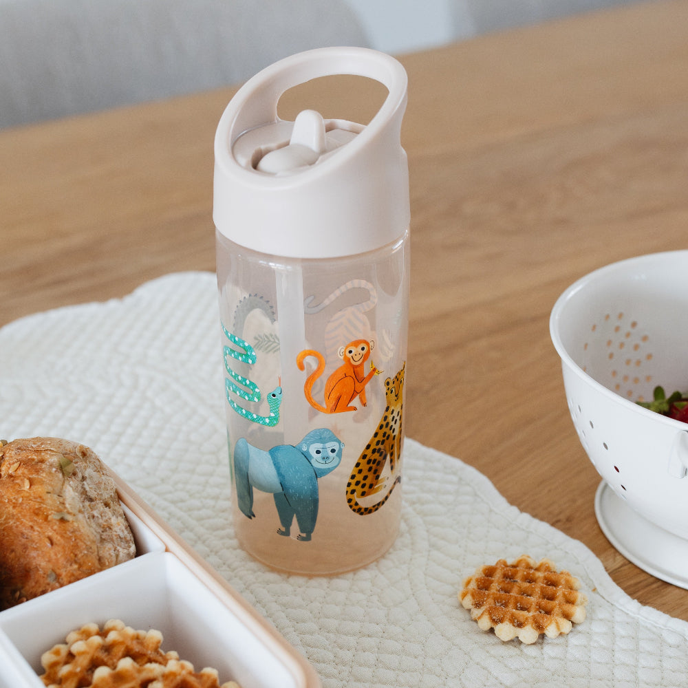 Petit Monkey drinkfles upside down animals DB48-R