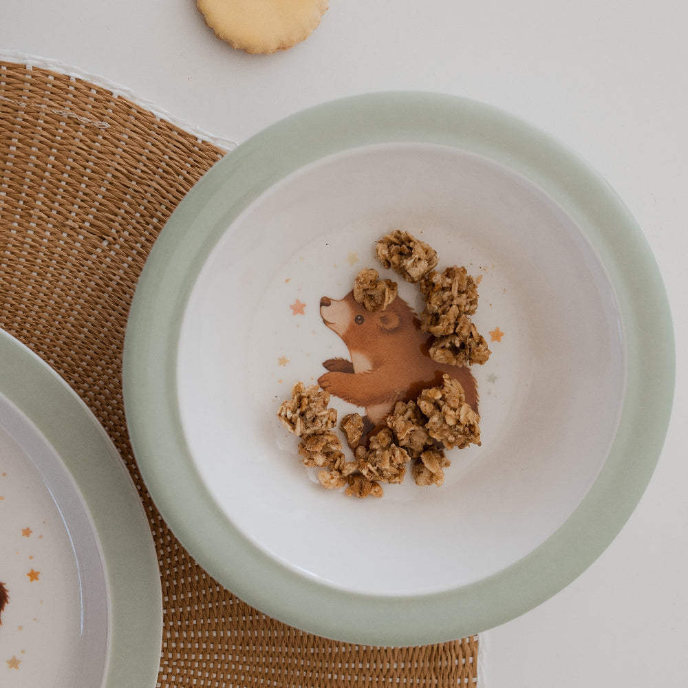 Petit Monkey melamine bakje Bear and StarsMB19-Rb