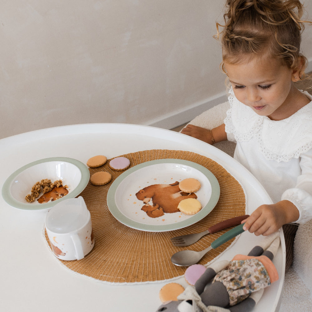 Petit Monkey melamine bakje Bear and Stars MB19-R