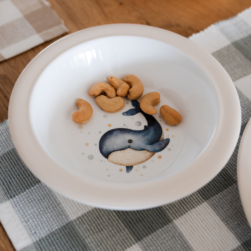 Petit Monkey melamine bakje Whale 8719244226887