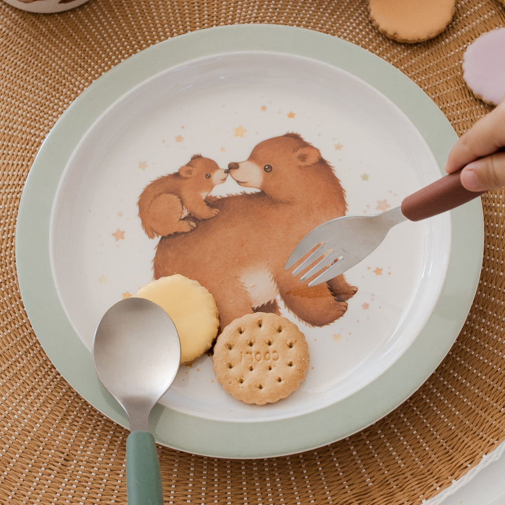 Petit Monkey melamine bord Bear and Stars kopen