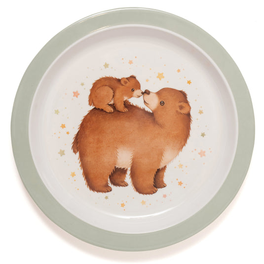 Petit Monkey melamine bord Bear and Stars