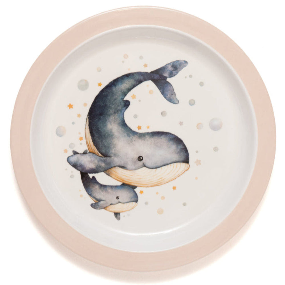 Petit Monkey melamine bord WhaleMPB39-R