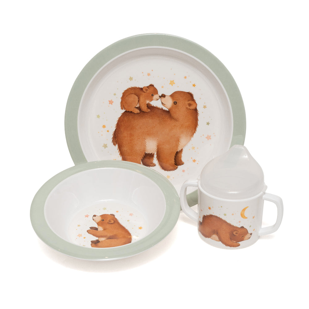 Petit Monkey melamine tuitbeker met oren Bear and Stars
