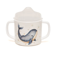 Petit Monkey melamine tuitbeker met oren WhaleMCB22-R