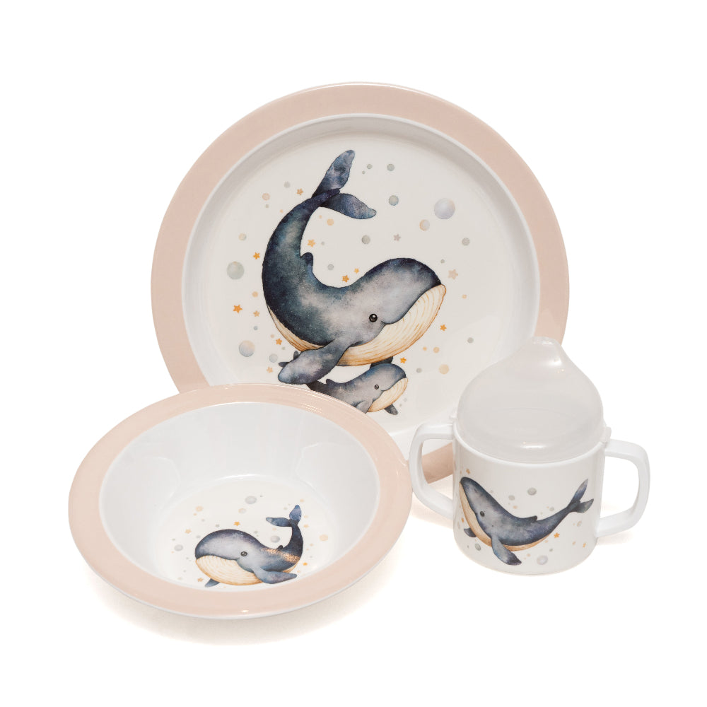 Petit Monkey melamine tuitbeker met oren Whale