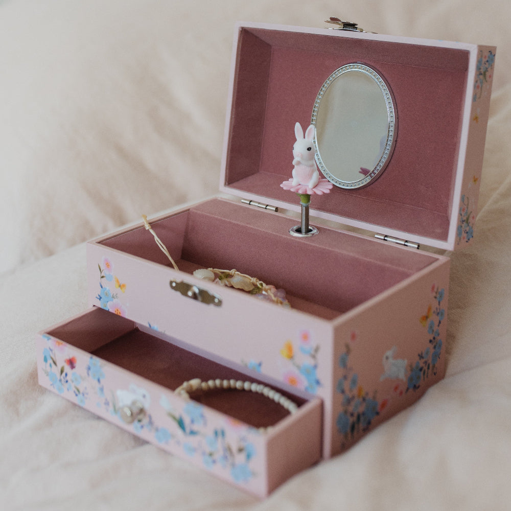 Petit Monkey muziekdoos bijoux rabbitMB3rabbit-Rd