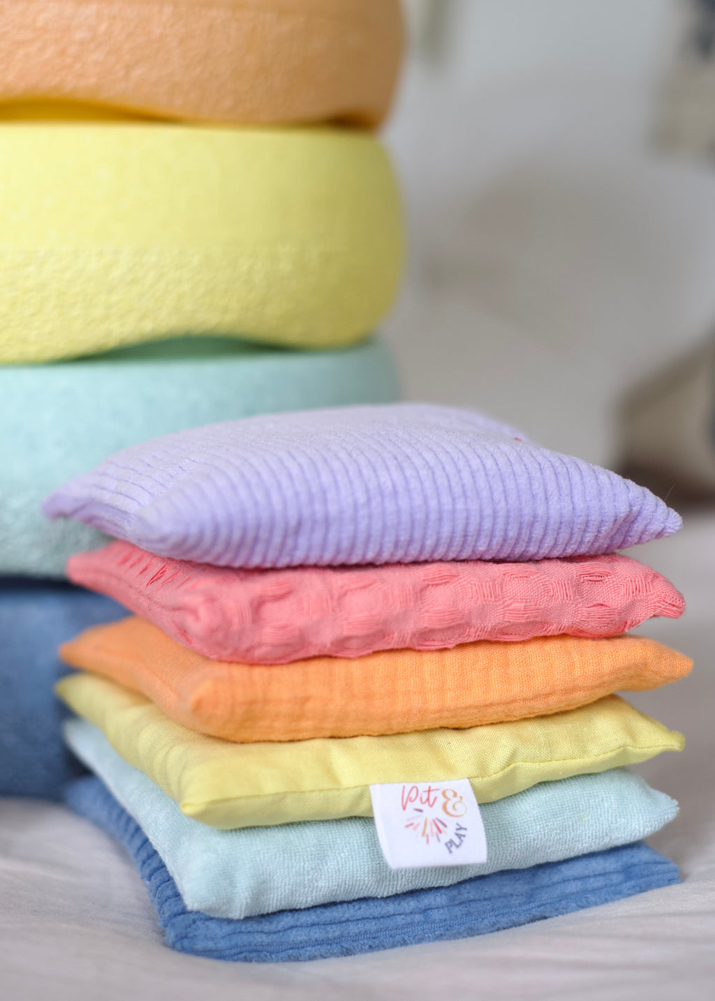 Pit and Play pittenzakjes Pastel set 6 stks 6 mnd+ kopen