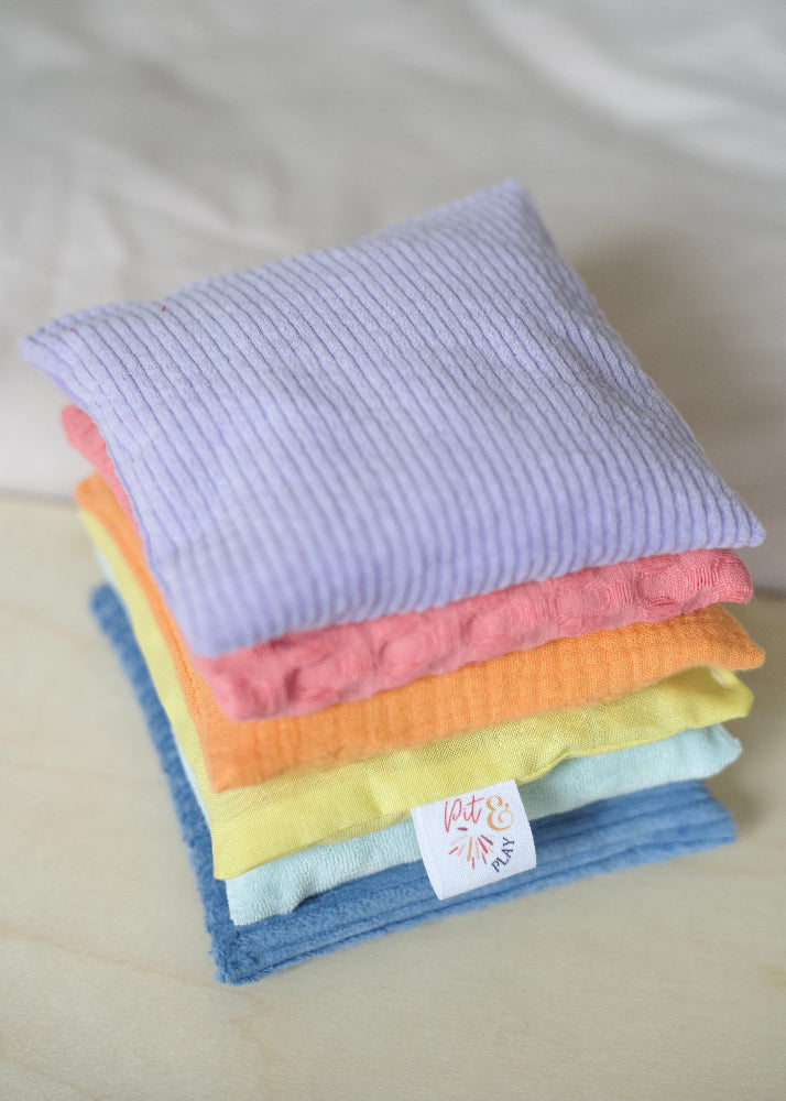 Pit and Play pittenzakjes Pastel set 6 stks 6 mnd+ 6150827192151 c