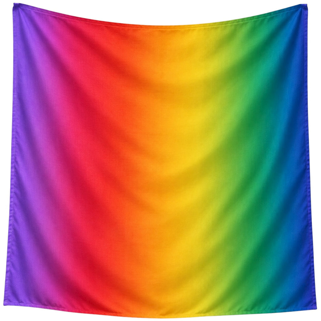 Pit and Play speeldoek rainbow fade XXL 120 x 120 cm