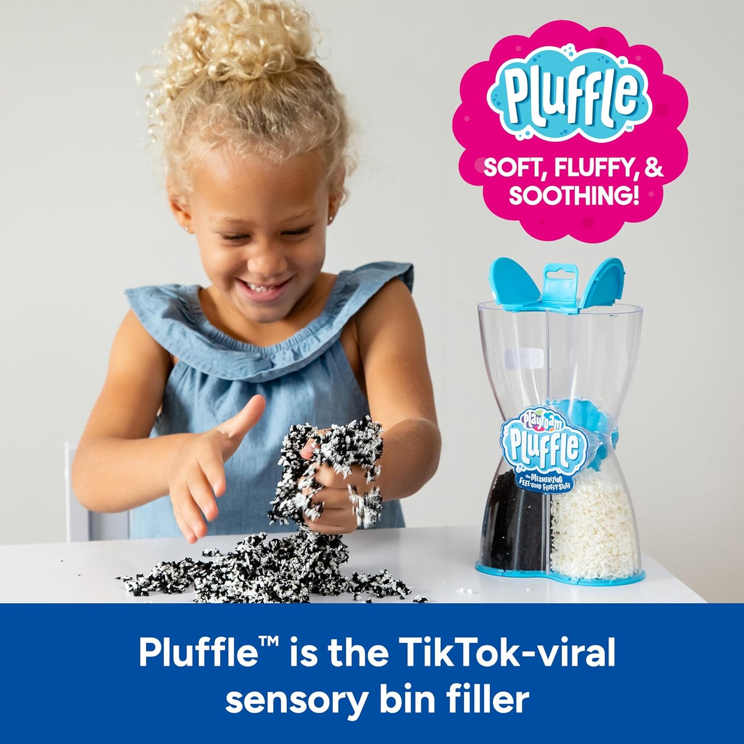 Playfoam Pluffle twist Black & White