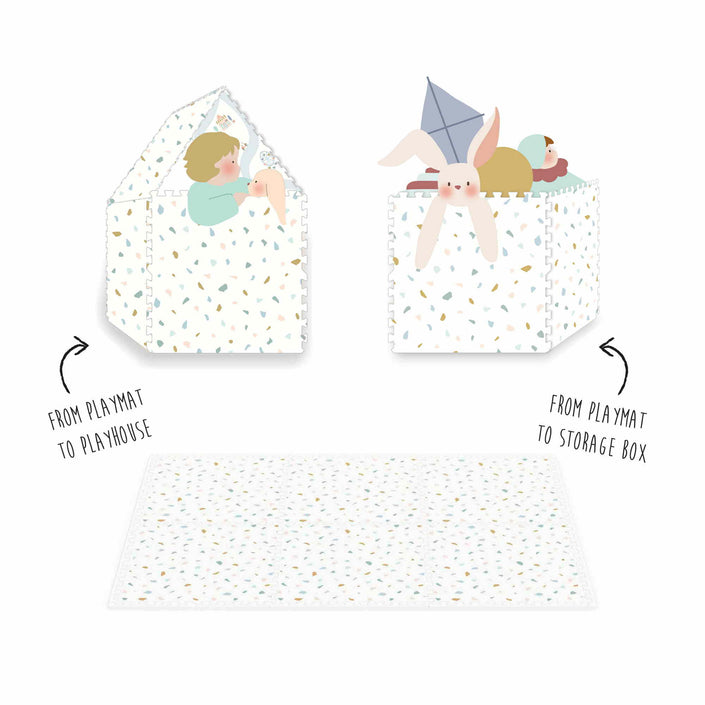 Play & Go speelmat village 180 x 120 cm