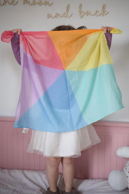 Pit and Play speeldoek pastel colorblock XXL 120 x 120 cm kopen