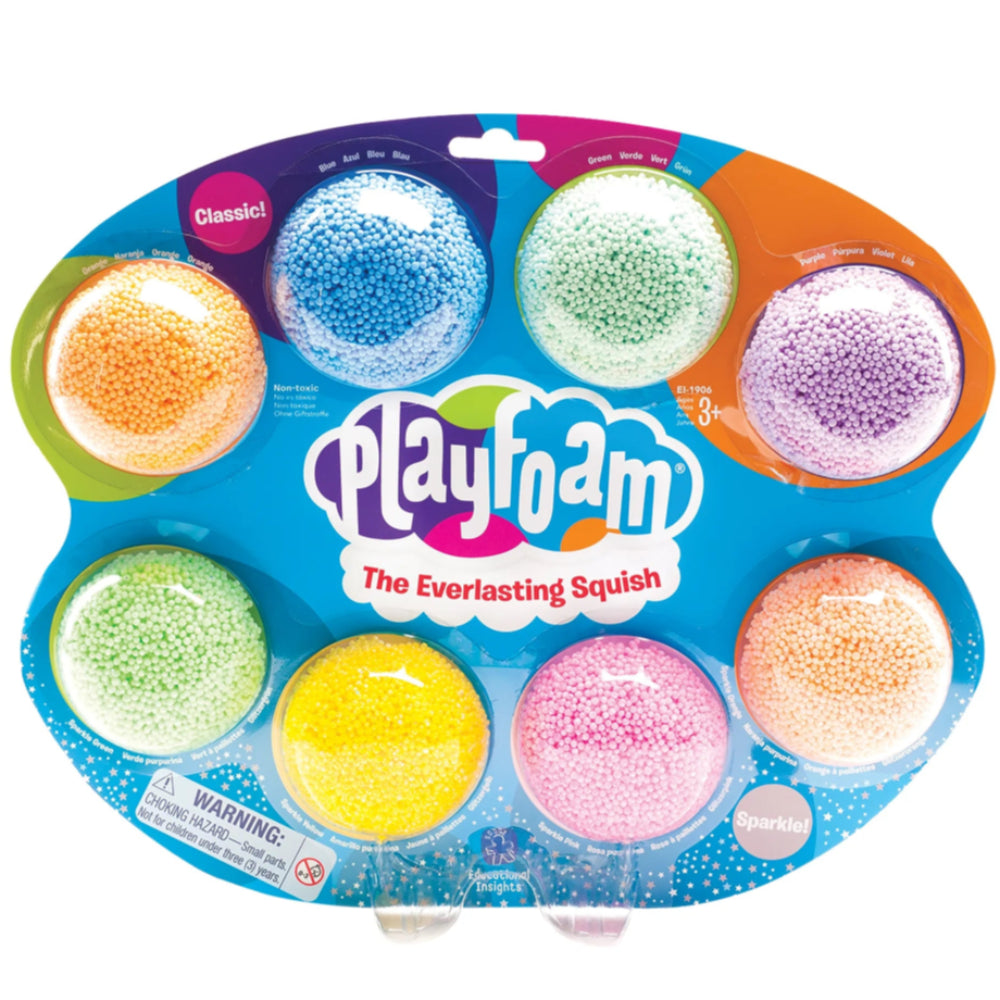 PlayFoam foam clay classic & sparkle 8 stks 3 jr+