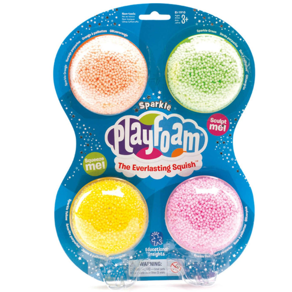 PlayFoam foam clay sparkle 4 stks 3 jr+