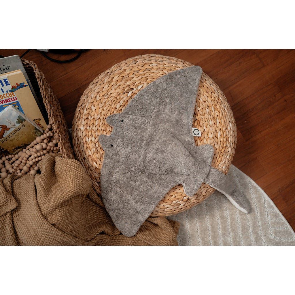 Senger Naturwelt warmte knuffel manta ray grey groot 3 jr+ 4260429481064