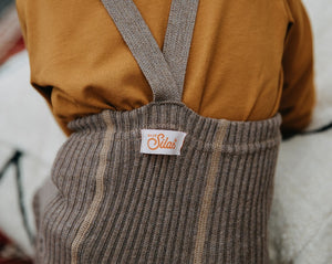 Silly Silas maillot hippy zonder voetjes katoen cocoa 6-12 m