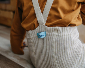 Silly Silas maillot hippy zonder voetjes katoen cream 6-12 m