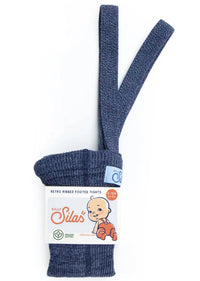 Silly Silas maillot met voetjes katoen denim 0-2 m