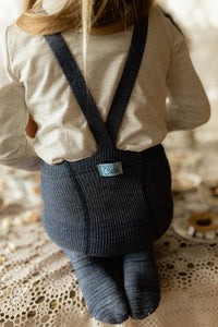 Silly Silas maillot met voetjes katoen denim 0-2 m