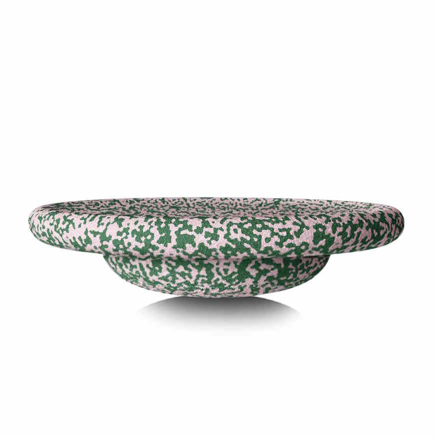 Stapelstein Special balance board dark green & blush