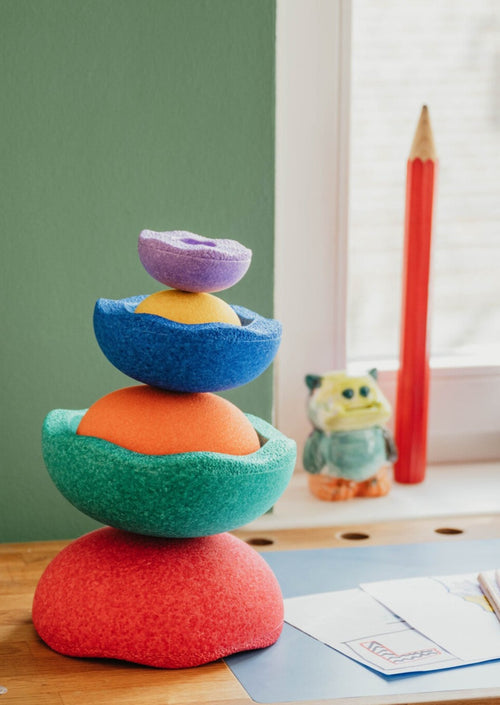 Stapelstein Inside regenboog classic 6 stks