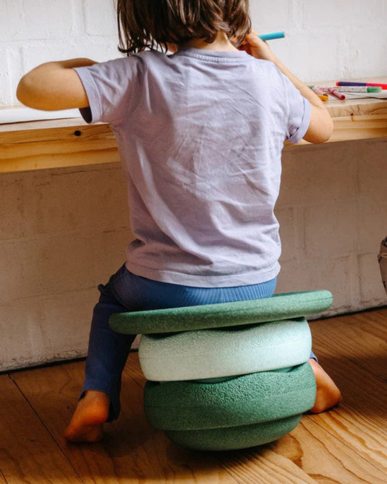 Stapelstein balance board donkergroen110920b