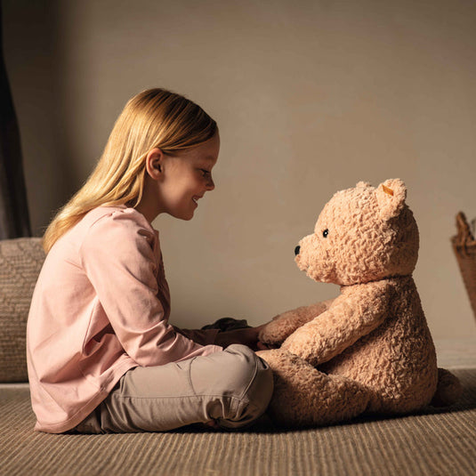 Steiff knuffel Jimmy teddybeer 55cm lichtbruin 4001505067181 a