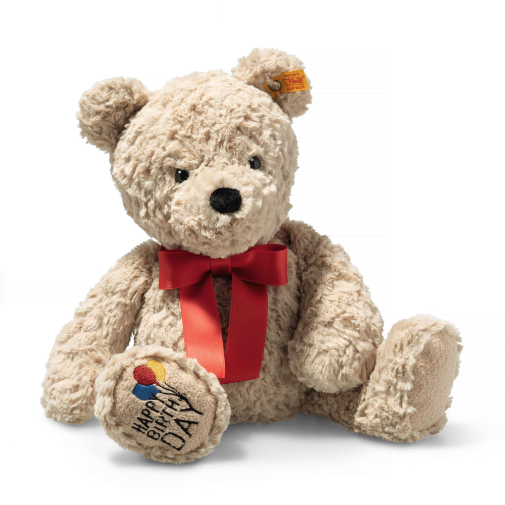 Steiff knuffelbeer Jimmy happy birthday 35cm beige