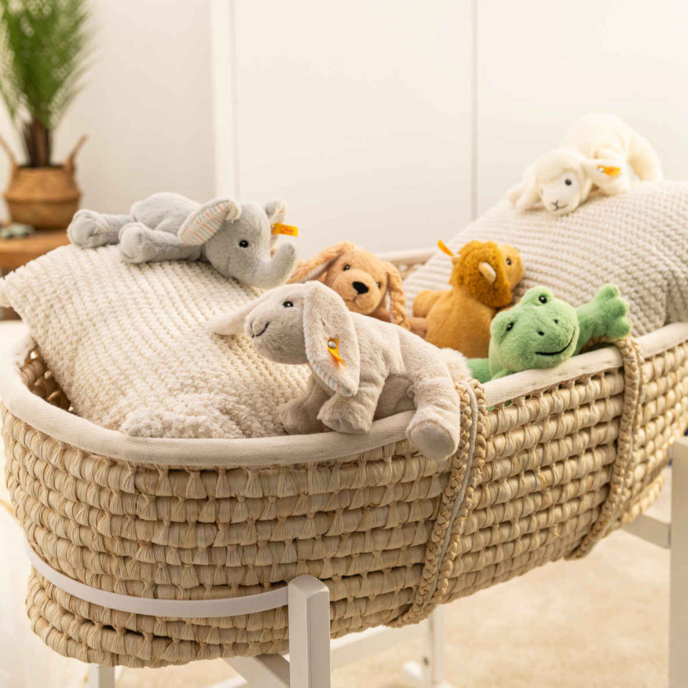 Steiff knuffel hondje floppy Lumpi 20 cm lichtbruin