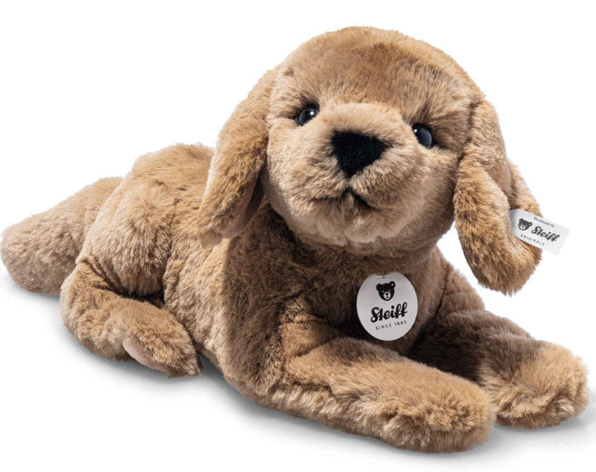 Steiff knuffel hond Lenny 23 cm bruin