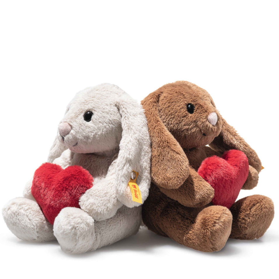 Steiff knuffel konijn Hoppie Love 16 cm bruin 4001505081118
