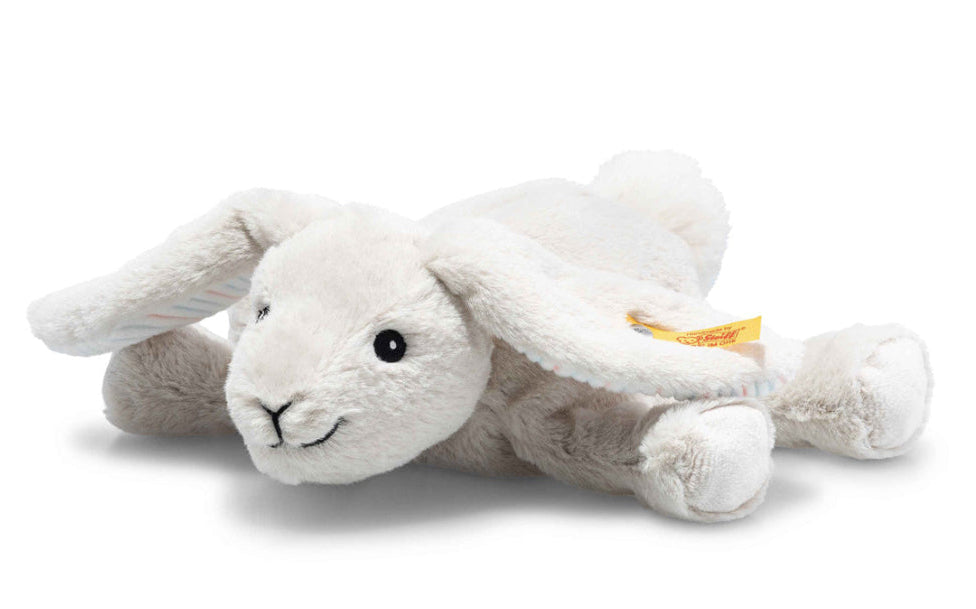 Steiff knuffel konijn floppy Hoppel 20 cm lichtgrijs
