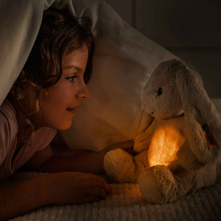 Steiff nachtlamp knuffel Hoppie konijn 28 cm cream 4001505081026 e