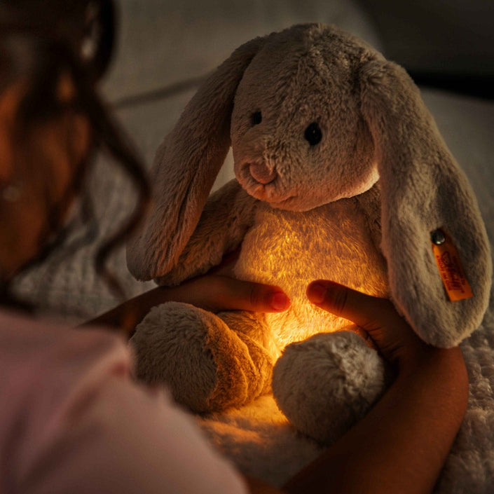 Steiff nachtlamp knuffel Hoppie konijn 28 cm cream 4001505081026 f