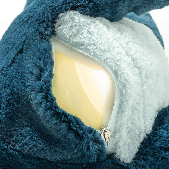 Steiff nachtlamp knuffel Spott dinosaurus 28 cm blauw 4001505067266 c