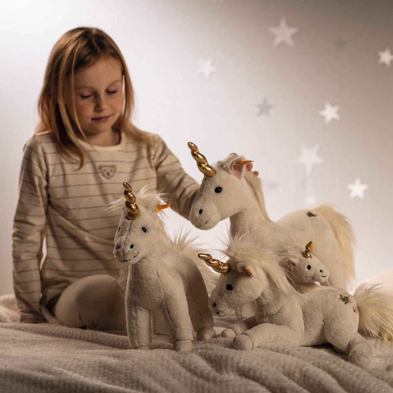 Steiff unicorn knuffel Unica 27 cm wit 4001505067679
