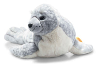 Steiff zeehond knuffel Aila 40 cm ijsblauw 4001505063916 a