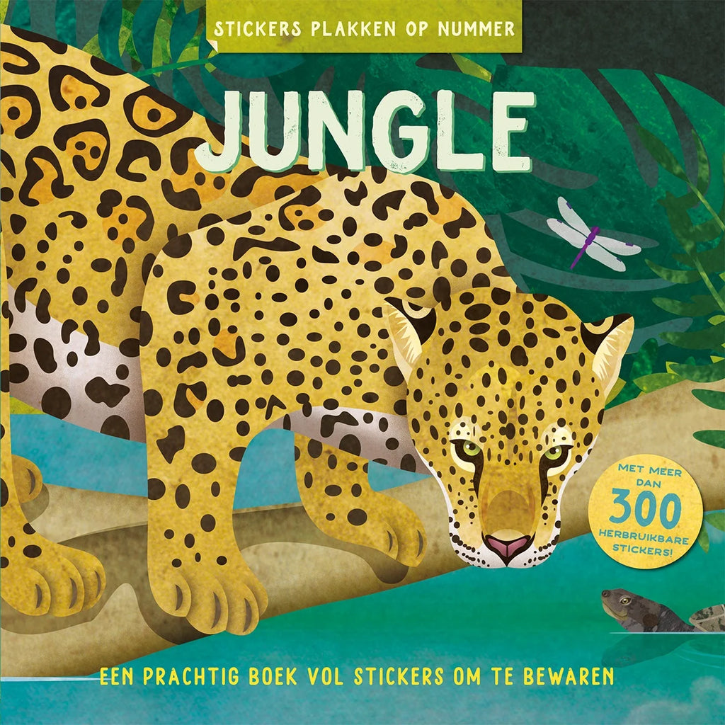 Stickers plakken op nummer Jungle