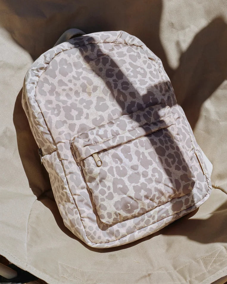 Studio Noos rugzak midi beige leopard kopen