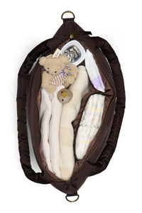 Studio Noos puffy diaper bag brown b