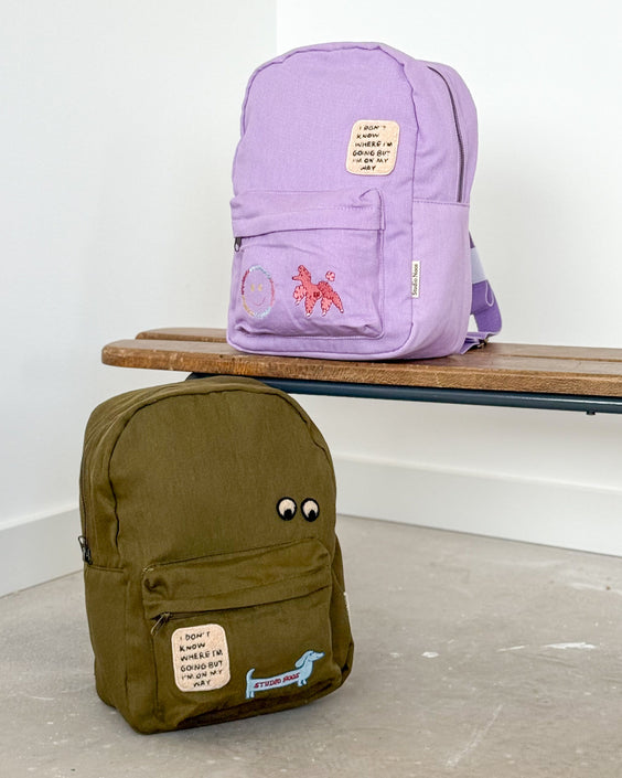 Studio Noos Cotton Rugzak groen midiCottonMidiBackpackgreenj