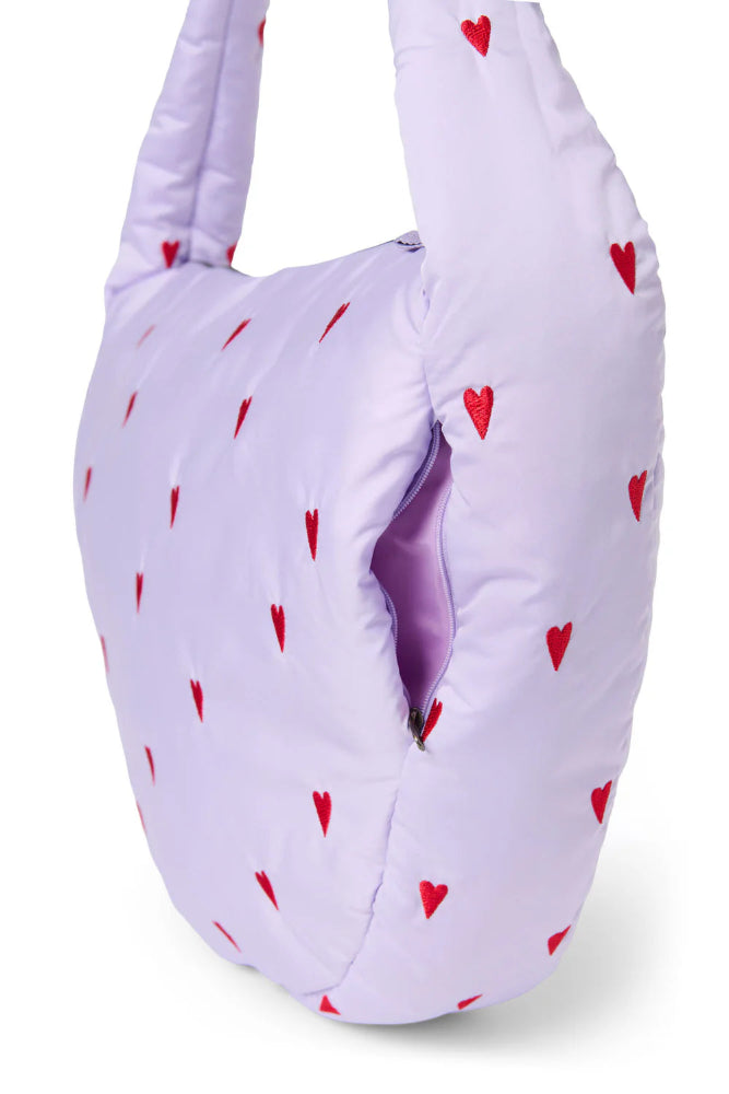 Studio Noos Puffy Cross Body bag purple hearts 6151906043029 d