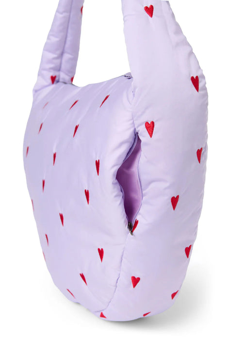 Studio Noos Puffy Cross Body bag purple hearts 6151906043029 d