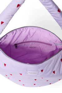 Studio Noos Puffy Cross Body bag purple hearts 6151906043029 f