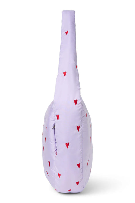 Studio Noos Puffy Cross Body bag purple hearts 6151906043029 g